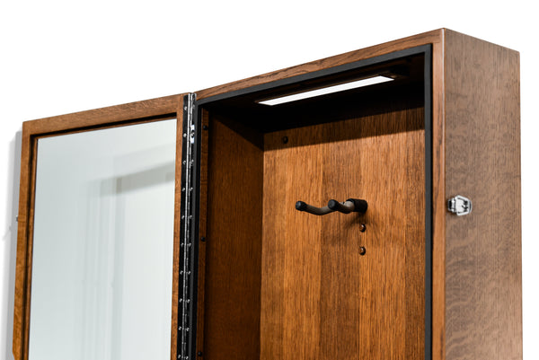 ClimaCase Rectangle Humidor - Quartersawn White Oak with Boston Stain