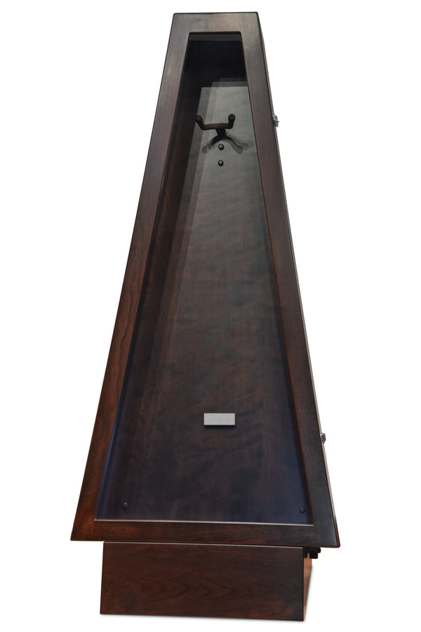 ClimaStand Triangle Humidor with Base - Cherry with Onyx Stain