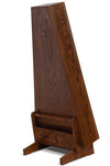 ClimaStand Triangle Humidor with Base - Northern White Ash with Coffee Stain