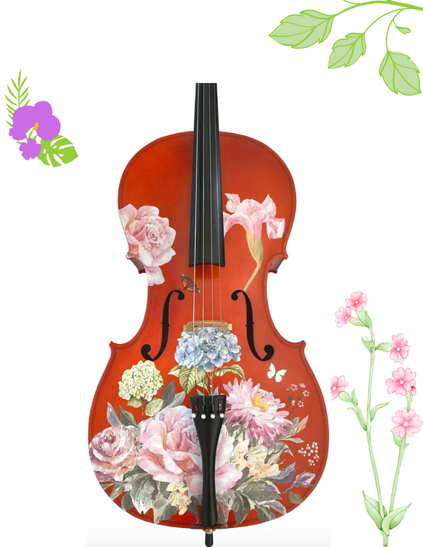 Floral Garden Cello Outfit