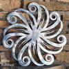 Flower Spiral Metal Art