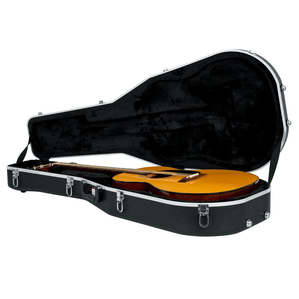 Gator Deluxe Dreadnought Guitar Case in Black GC-DREAD