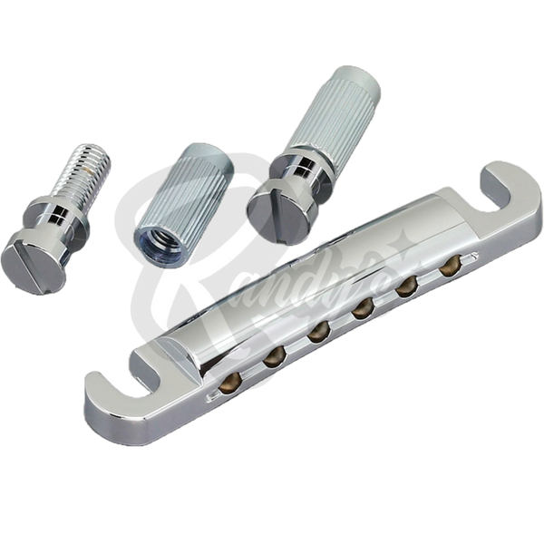 Lightweight Stop Bar Tailpiece w/ Studs & Anchors (Aluminum) - Fits Gibson® & Epiphone®