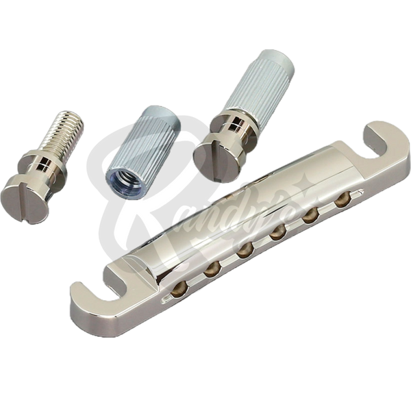 Lightweight Stop Bar Tailpiece w/ Studs & Anchors (Aluminum) - Fits Gibson® & Epiphone®