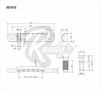 Stop Bar Tailpiece w/ Studs & Anchors (Zinc) - Fits Gibson® & Epiphone®