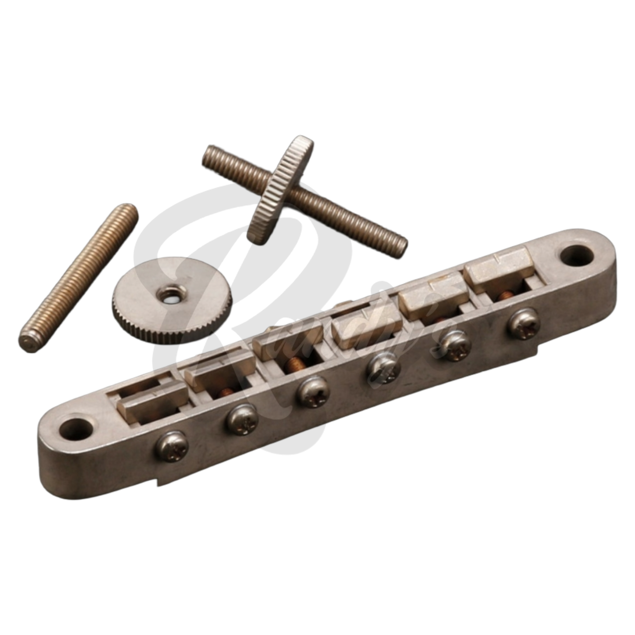 GE104B Relic Aged Nickel Nashville Tune-O-Matic TOM Bridge - Fits Gibson®