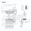 GE1996T & GHL-1 Floyd Rose® Locking Tremolo, Arm & Nut (Neck-Through) - Fits Gibson®