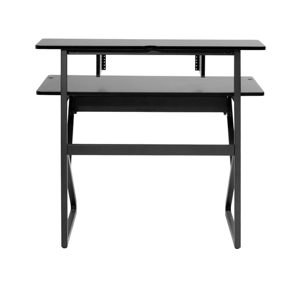 Gator Frameworks Content Creator Furniture Series Main Desk – Black Finish
