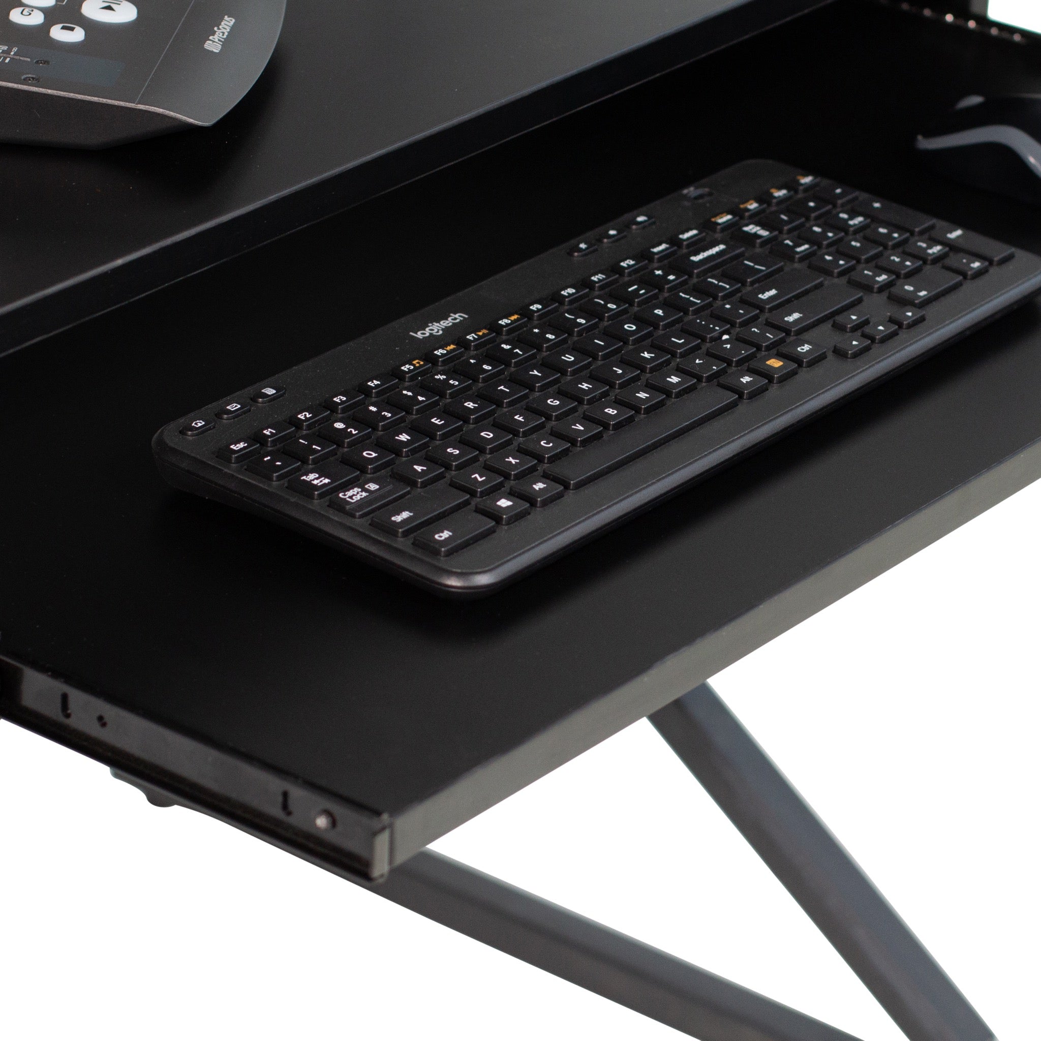 Gator Frameworks Content Creator Furniture Series Main Desk – Black Finish