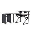 Gator Frameworks Content Creator Furniture Series Complete Desk Set – Black Finish