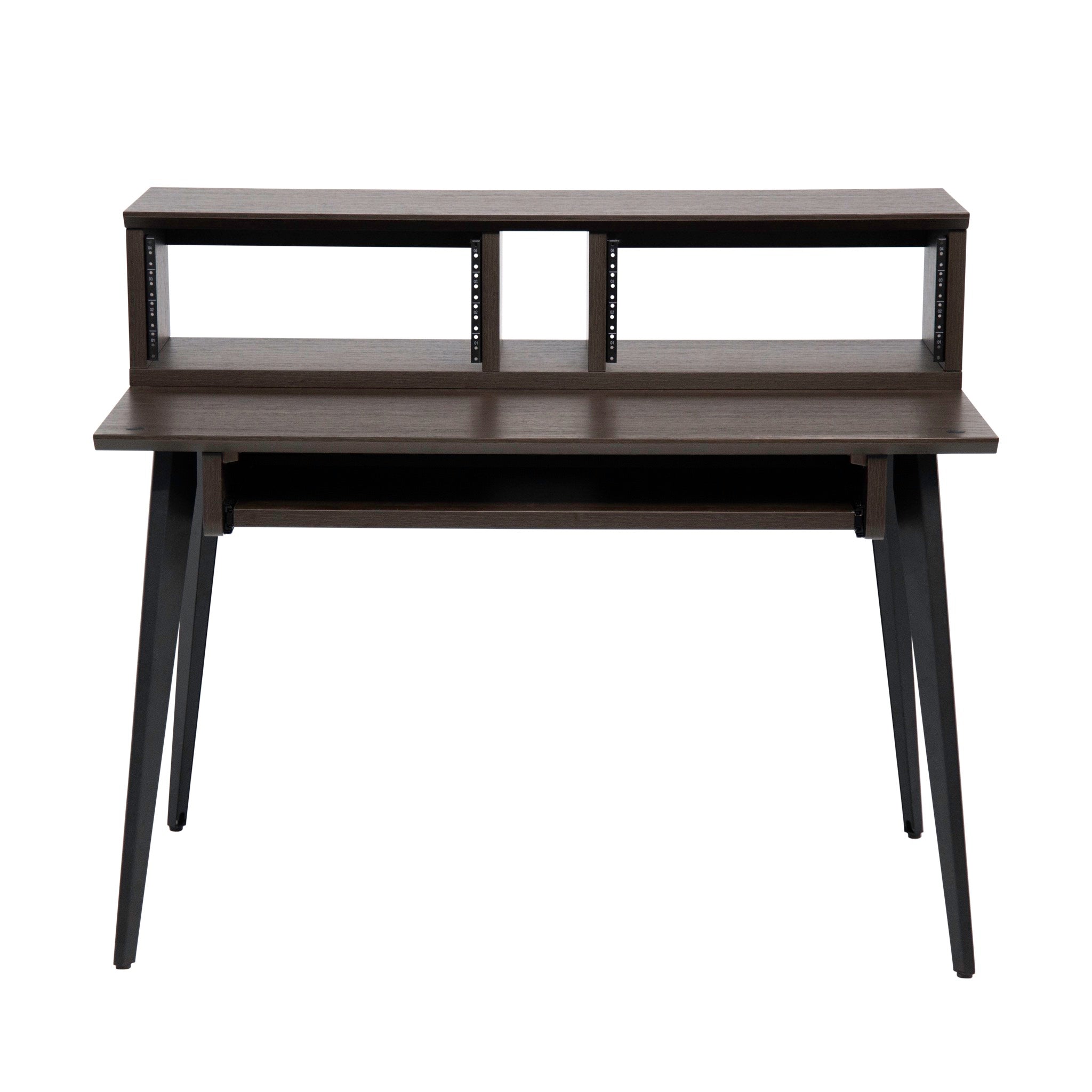 Gator Frameworks Elite Furniture Series Main Desk – Dark Walnut Brown Finish