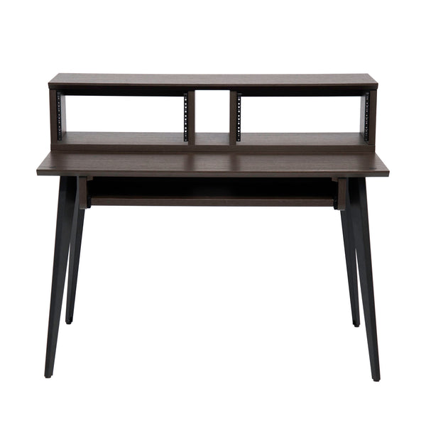 Gator Frameworks Elite Furniture Series Main Desk – Dark Walnut Brown Finish