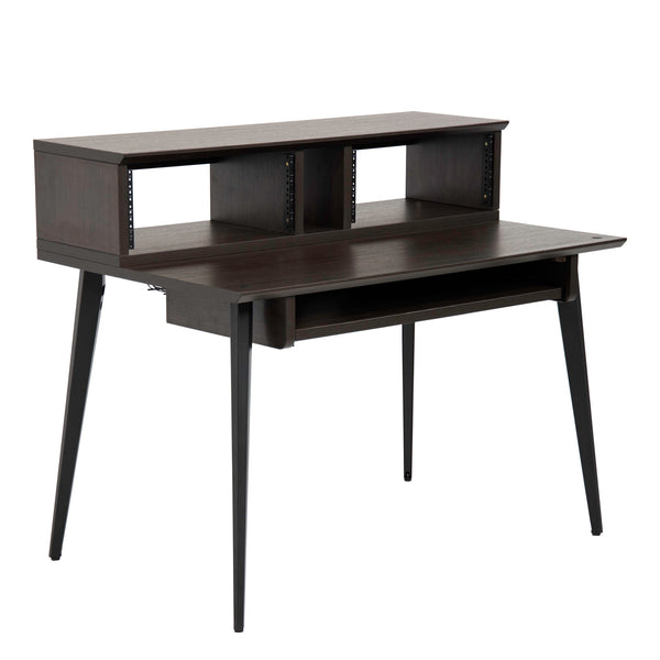 Gator Frameworks Elite Furniture Series Main Desk – Dark Walnut Brown Finish