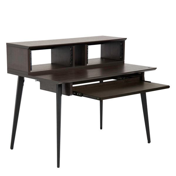 Gator Frameworks Elite Furniture Series Main Desk – Dark Walnut Brown Finish