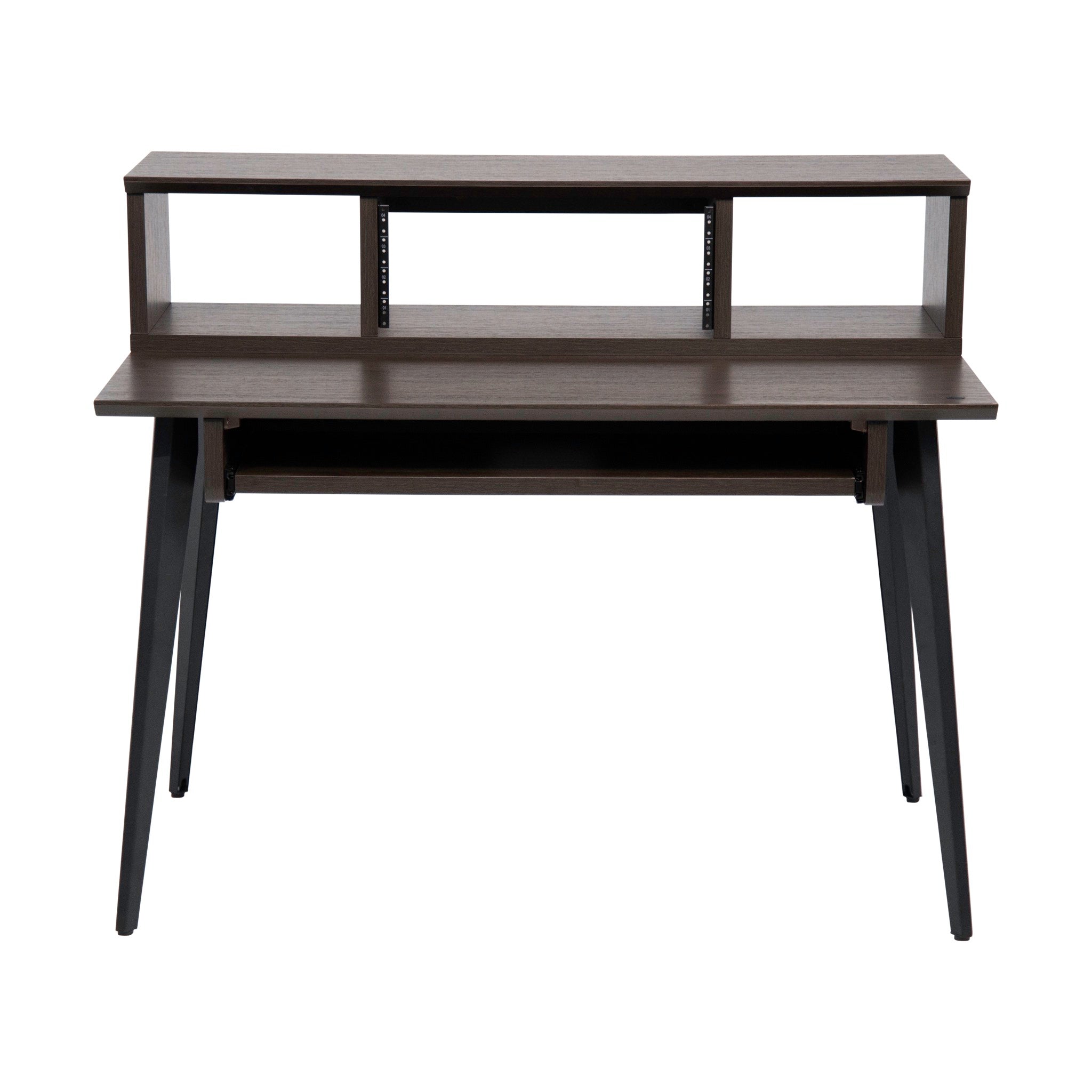 Gator Frameworks Elite Furniture Series Main Desk – Dark Walnut Brown Finish
