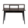 Gator Frameworks Elite Furniture Series Main Desk – Dark Walnut Brown Finish