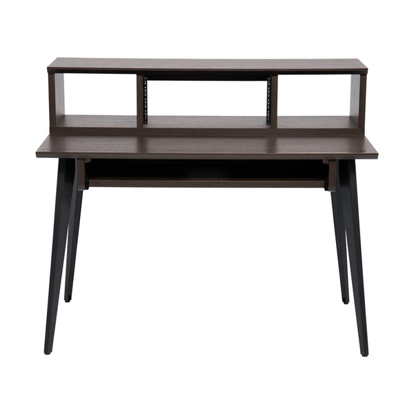 Gator Frameworks Elite Furniture Series Main Desk – Dark Walnut Brown Finish