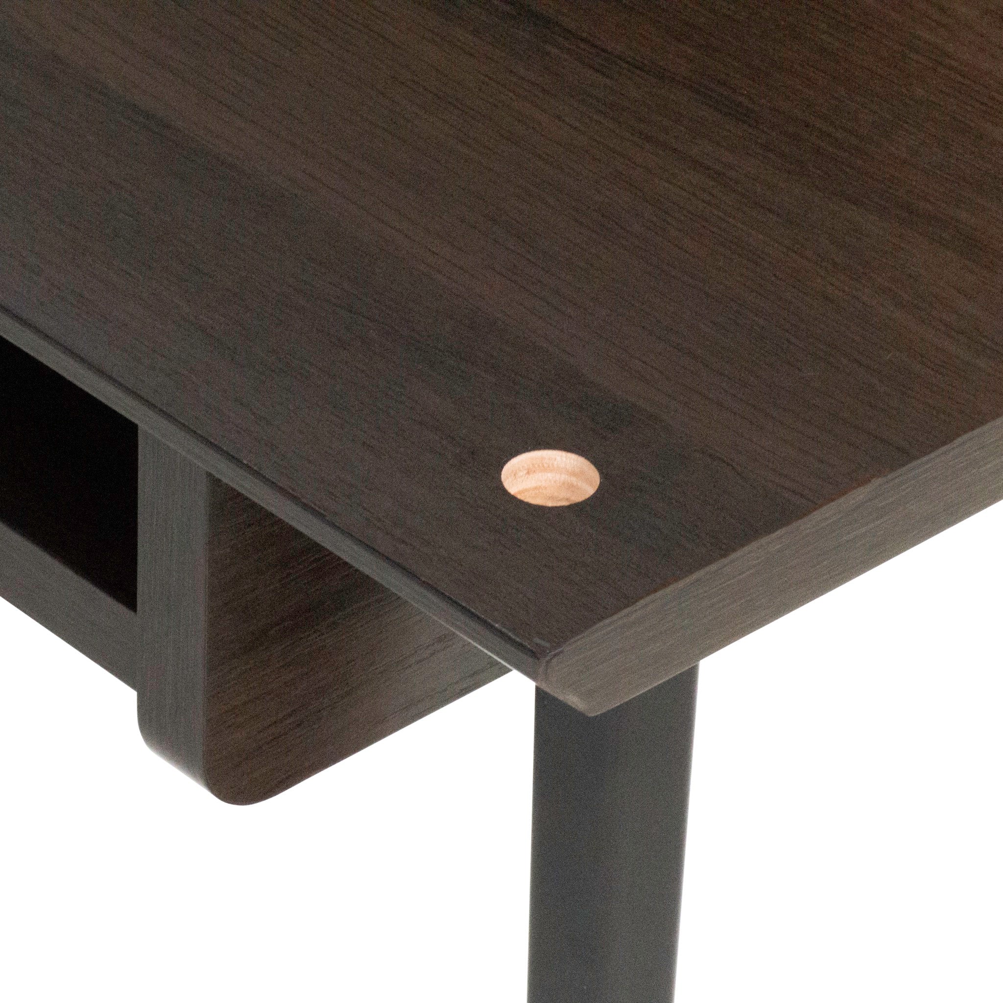 Gator Frameworks Elite Furniture Series Main Desk – Dark Walnut Brown Finish