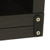 Gator Frameworks Elite Furniture Series Main Desk – Dark Walnut Brown Finish