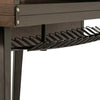 Gator Frameworks Elite Furniture Series Main Desk – Dark Walnut Brown Finish