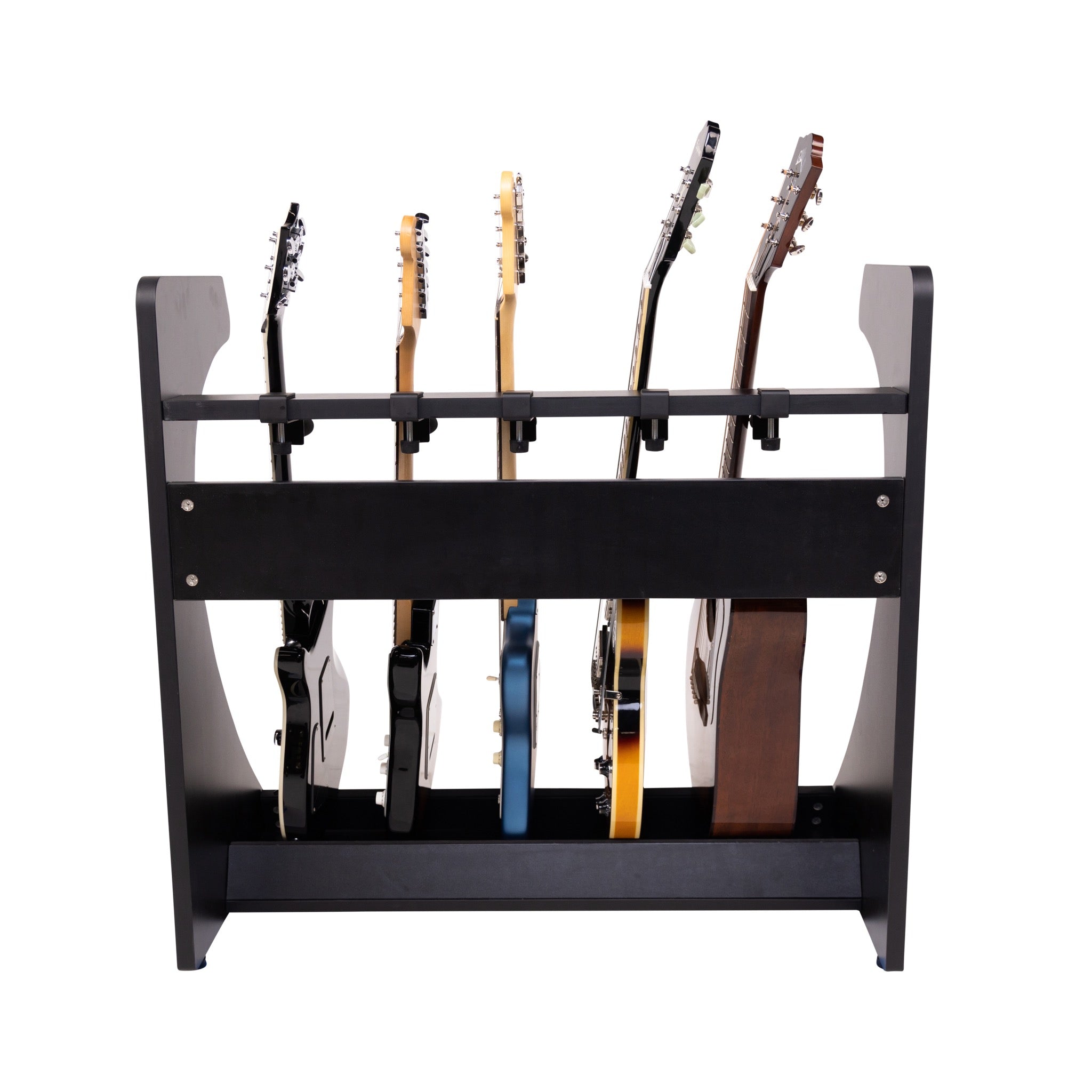 Gator Frameworks Elite Five Electric/Acoustic Guitar Rack – Black Finish