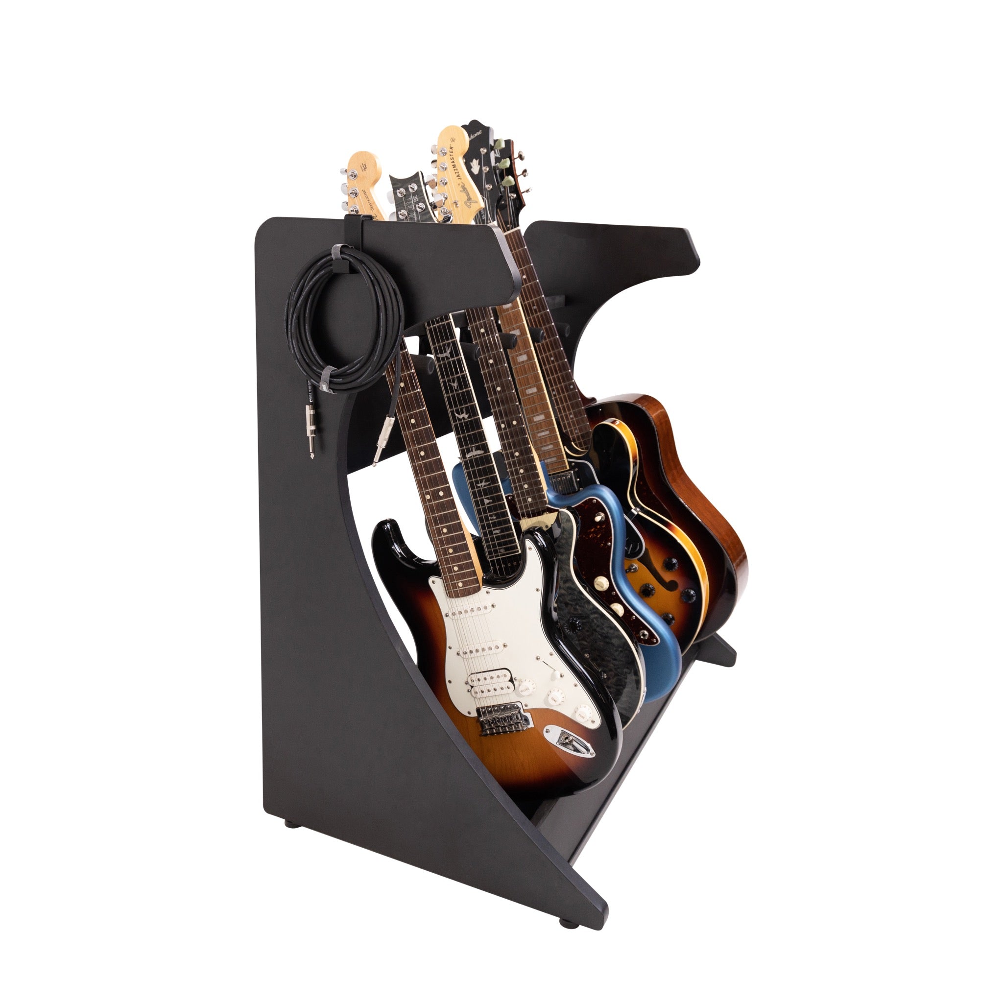 Gator Frameworks Elite Five Electric/Acoustic Guitar Rack – Black Finish