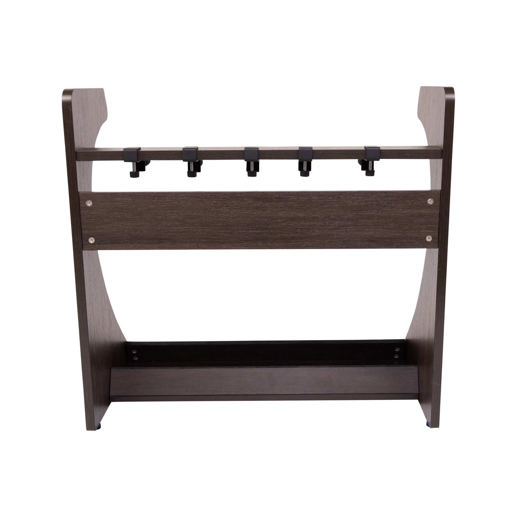 Gator Frameworks Elite Five Electric/Acoustic Guitar Rack – Walnut Brown Finish