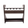 Gator Frameworks Elite Five Electric/Acoustic Guitar Rack – Walnut Brown Finish