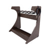 Gator Frameworks Elite Five Electric/Acoustic Guitar Rack – Walnut Brown Finish