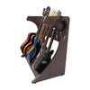 Gator Frameworks Elite Five Electric/Acoustic Guitar Rack – Walnut Brown Finish