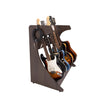 Gator Frameworks Elite Five Electric/Acoustic Guitar Rack – Walnut Brown Finish