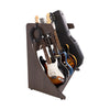 Gator Frameworks Elite Five Electric/Acoustic Guitar Rack – Walnut Brown Finish