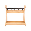 Gator Frameworks Elite Five Electric/Acoustic Guitar Rack – Natural Maple Finish