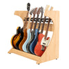 Gator Frameworks Elite Five Electric/Acoustic Guitar Rack – Natural Maple Finish