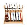 Gator Frameworks Elite Five Electric/Acoustic Guitar Rack – Natural Maple Finish