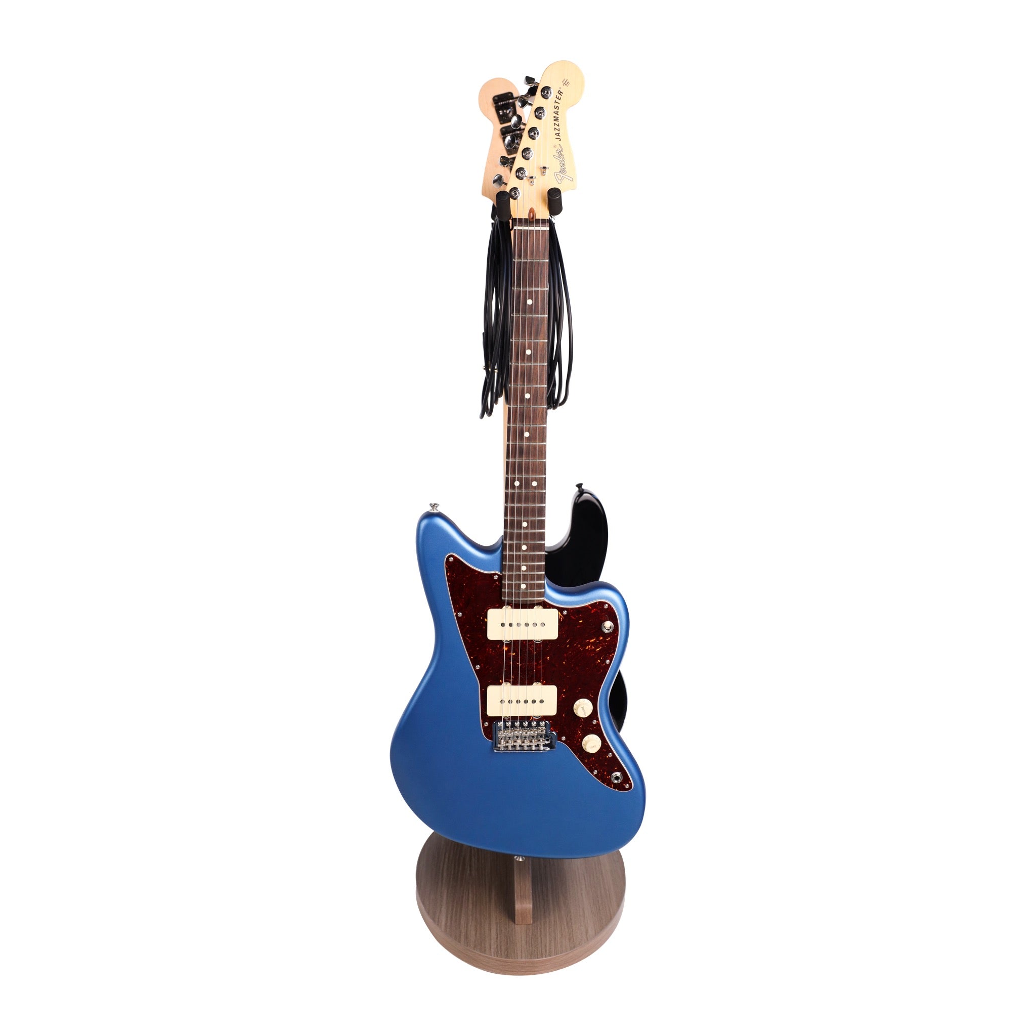Gator Frameworks Elite Series Dual Guitar Hanging Stand – Driftwood Grey Finish