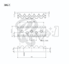 GHL-1 Floyd Rose® Tremolo Locking Nut (Neck-Through) - Fits Gibson®