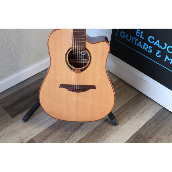 LAG T118DCE Dreadnought Cutaway Acoustic-Electric Guitar