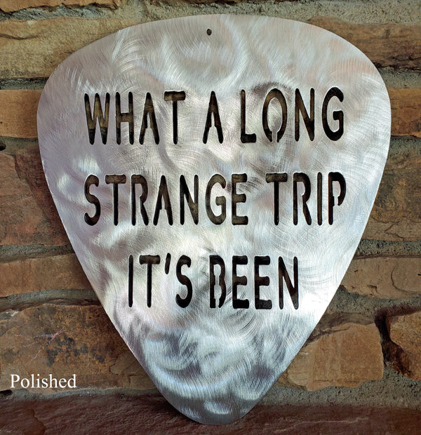Grateful Dead What A Long Strange Trip Guitar Pick Metal Art