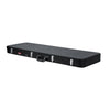GWE-BASS Black guitar case on a white background