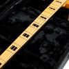 GWE-BASS Close-up of a guitar neck on a black background