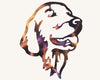Golden Retriever Metal Art