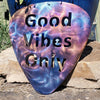 Good Vibes Only Guitar Pick Metal Art