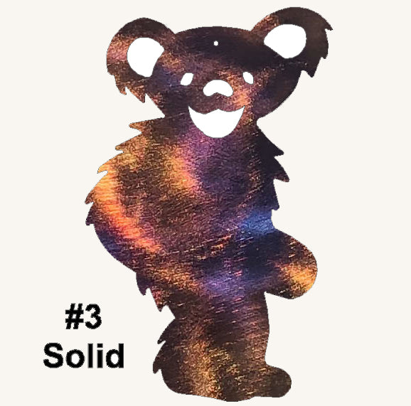 Grateful Dead Individual Dancing Bears Metal Art