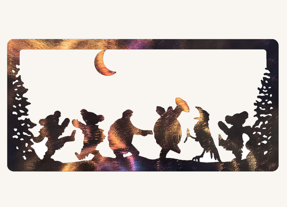 Grateful Dead Moondance Metal Wall Art Sculpture - 12