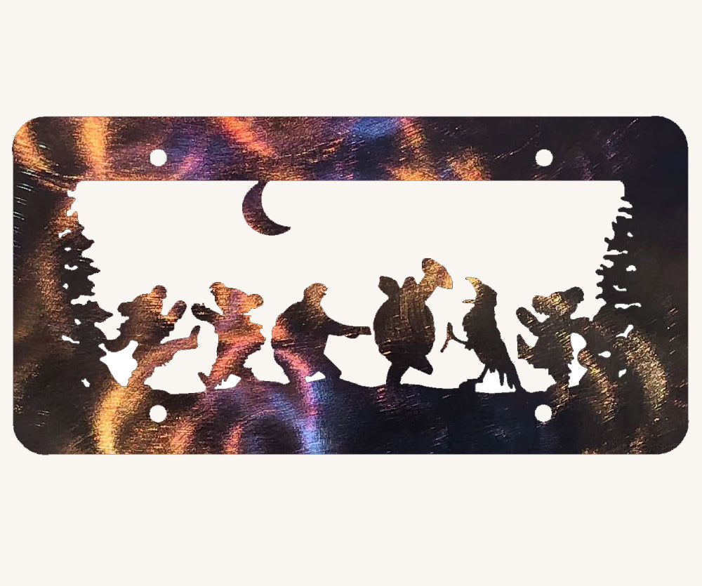 Grateful Dead Moondance License Plate