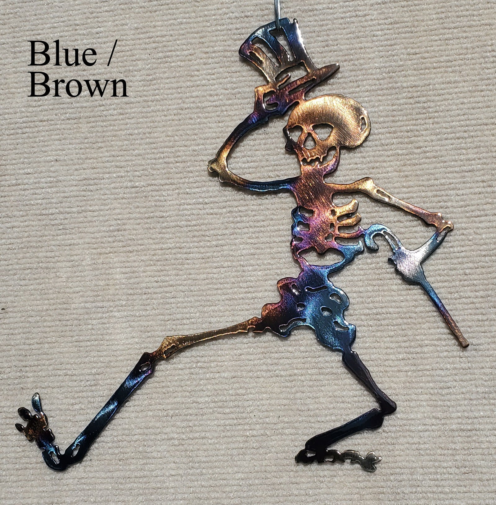 Grateful Dead Dancing Skeleton Metal Art