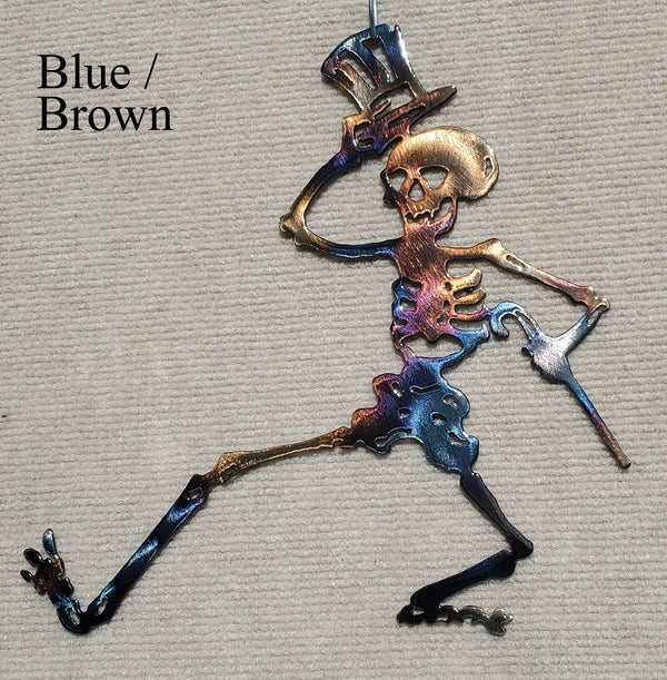 Grateful Dead Dancing Skeleton Metal Art