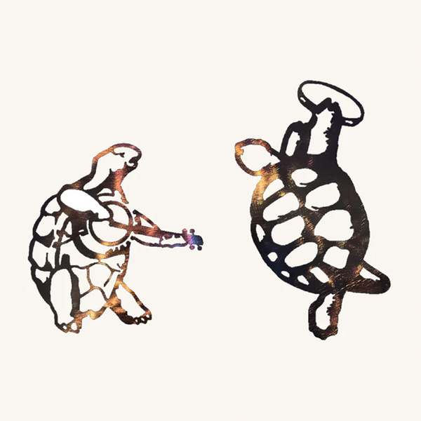 Grateful Dead Terrapin Turtles Metal Art Sculpture