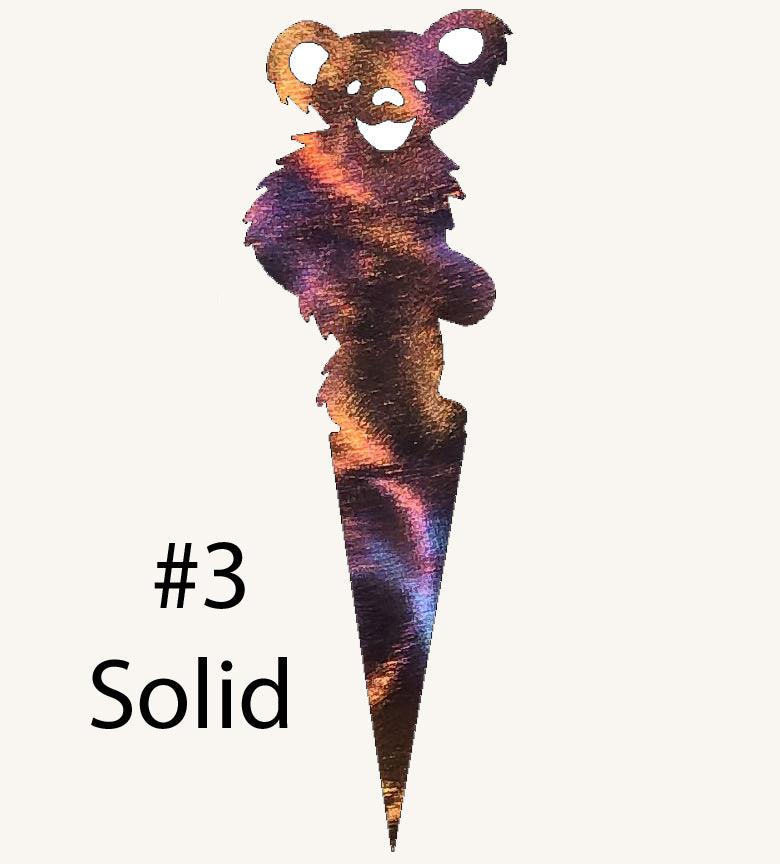 Grateful Dead Dancing Bear Garden Stake Metal Art